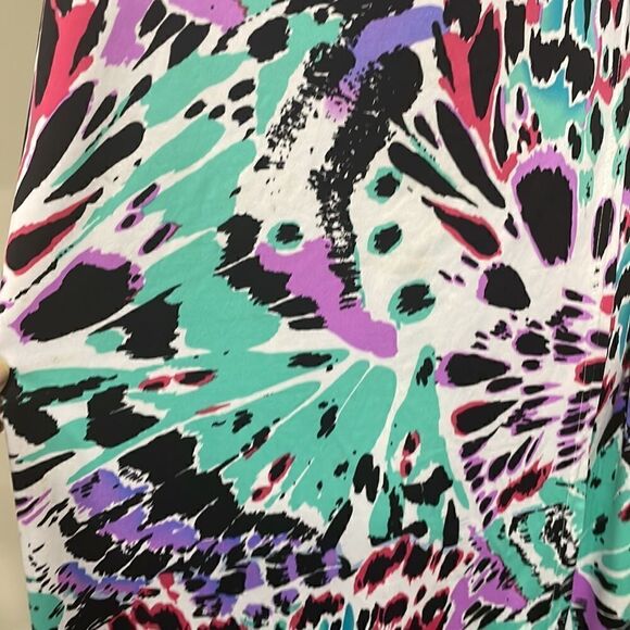 NWOT Anita Abstract Wrap Dress.  Size S small 4/6 - Picture 4 of 10